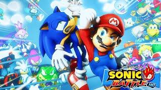 The REMATCH WE NEEDED TO SEE! Mario Vs Sonic The Hedgehog [Fan Game]