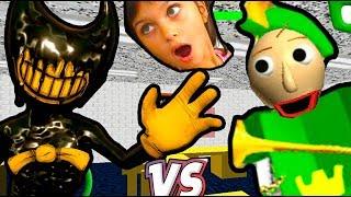 БАЛДИ против БЕНДИ! МАМА vs ПАПА ЧЕЛЛЕНДЖ! BALDI в Реальной Жизни Bendy 5 Baldi's Basics Валеришка