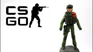 Counter-Strike IDF - wie man eine Figur aus Plastilin macht