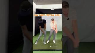 Low point control drill #golf #improveyourgolf #golfinstruction #golftips #golfdrills