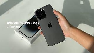 Iphone 14 Pro Max (Space Black)  unboxing, set-up, and accesories 