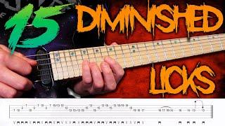 15 Diminished Metal Guitar Licks + TABs