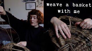 Weave an ivy basket with me | vlog ︎