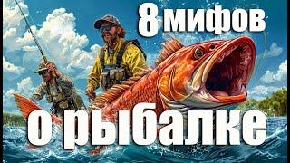 ТОП 8 МИФОВ О РЫБАЛКЕ!! РАБОТАЕТ?