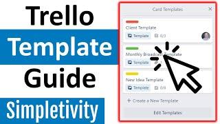 How to use Trello Templates (Card & Board Tutorial)