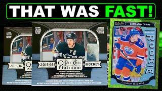 HE IS IN THE PRODUCT! - 2015-16 O-Pee-Chee Platinum Hobby Box Break - McDavid Hunt Part 2