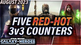 HOT COUNTERS FOR 3v3 #starwars #galaxyofheroes #swgoh #gac