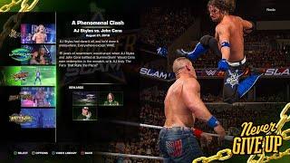 WWE 2k23 Showcase 6 || John Cena vs AJ Styles || Amigos Hub