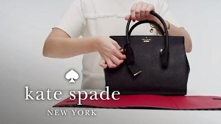 how to personalize your bag: the candace satchel | kate spade new york