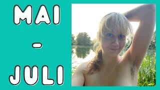 Zum ersten Mal NACKT am See #FKK #NormalizeBodyHair // Bärlauch pflücken uvm. Sommer #VLOG 59