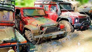 RC Cars Adventures MUD and Splashes — Traxxas TRX4, HPI Venture, Jeep Wrangler — Wilimovich