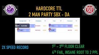 Ragnarok Mobile - TTL Hardcore Mode 2 Man Party with Burden Job in TTL (SBX - DA)