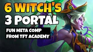 Trainer golems gave me a Witchcraft + Portal set up TFT SET 12