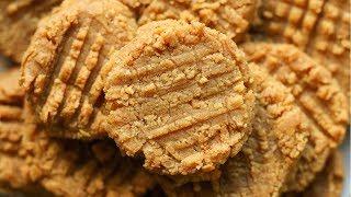 KETO COOKIES | LOW CARB PEANUT BUTTER COOKIE RECIPE MADE WITH ALMOND FLOUR IN 15 MINUTES