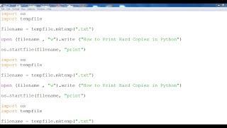 How to Print Hard Copies using a Printer in Python