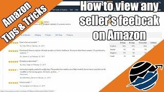 How to view any seller's feedback on Amazon