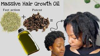 How to make CLOVES & ROSEMARY Hair Growth Oil for Massive Hair Growth