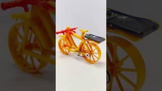 Cycle Powered by DC Motor / How To Make a Cycle with DC motor / Making Mini Cycle with DC motor.