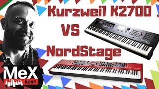 Kurzweil K2700 vs NordStage by MeX @synthcloud (Subtitles)