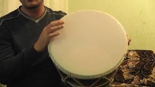 Caucasian drum dhol, hand-made .Кавказский барабан дхол,доли,нагара ручной работы