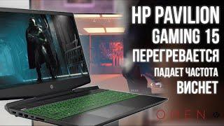 Разборка, чистка, тесты, HP Pavilion Gaming 15 cx0042ur