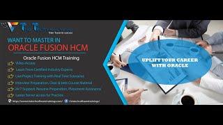 Oracle Fusion HCM Online Training| Day 1|TrioTech