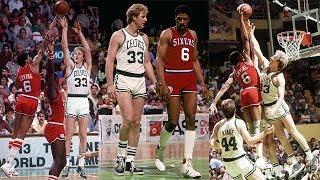 Larry Bird schools Doctor J (Julius Erving)