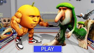 UDIN DIN DIN DUN vs BRR BRR PATAPIM! in BARRY’S PRISON RUN! New Cute Obby!