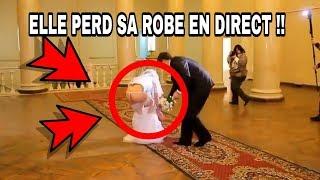 ELLE PERD SA ROBE ET SE RETROUVE NU !!