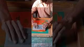 how to print shaktiman design in orange #viral #workout #handmade #homemade #hardwork #school #home