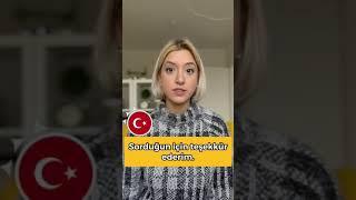 Almanca Günlük Cümle Kalıpları | Bölüm 13 | Almanca "Sorduğun için teşekkür ederim” Cümle Kalıbı