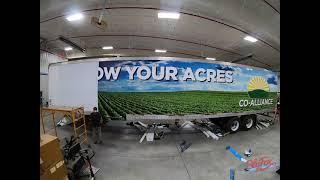 Co-Alliance Trailer Wrap Timelapse