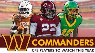 Commanders 2026 Draft Targets: Top College Football Players Commanders Fans Should Watch This Fall
