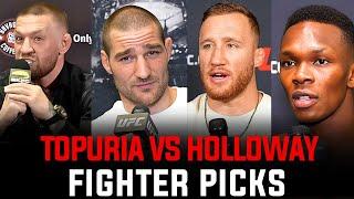 Fighters Predict Ilia Topuria Vs Max Holloway | UFC 308