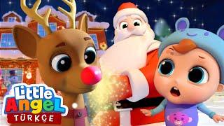 Can Bebek Noel Baba ile Tanışıyor | Yeni Yıl Ve Diğer Çocuk Şarkıları | Little Angel - Türkçe