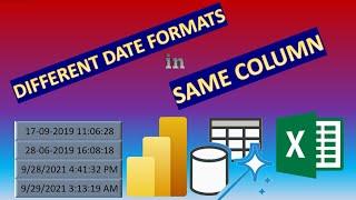 Multiple Date formats in Same Column   Power Query