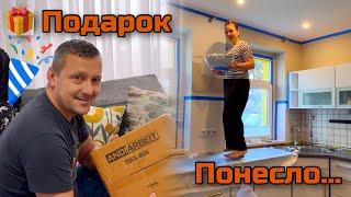 Переделка кухни продолжается! дошла до стен...Отличный подарок для мужчин