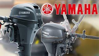 Лодочный мотор YAMAHA F9.9. Распаковка, комплектация, первый запуск. Инструкция для начинающих