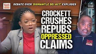 Jasmine Crockett BLISTERS white GOP members over DEI attacks | Roland Martin