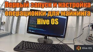 Первый Запуск и Настройка операционки для майнинга Hive OS | Ферма 1060 3gb | Хайв ОС