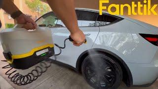 Can we clean our Tesla Model Y with the Fanttik NB8 Nano Pressure Washer?