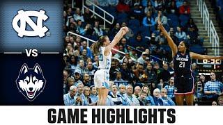 UConn vs. North Carolina Game Highlights | 2024-25 ACC Women’s Basketball