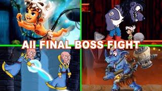 Evolution of Final Bosses in Jungle Adventures Game (Version 1, 2 and 3)