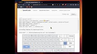 SpeedCoder：Typing Practice for Programming｜HTML