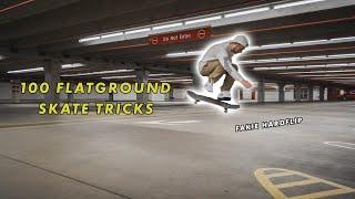 100 FLATGROUND SKATEBOARDING TRICKS