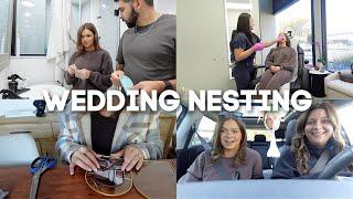 WEDDING NESTING VLOG: organizing, getting a lip flip & checking off the wedding to-do list 