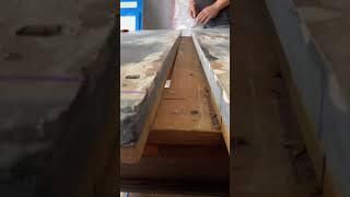 Instead of leveling out the slates, these people used an abundance of bondo #pooltables #billiards
