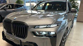 BMW X7 xDrive 40i 3.0 Wagon AWD 6 Doors 2025 Luxurious and Spacious SUV Walk Around Details View.