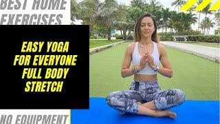 EASY YOGA STRETCHING VIDEO WITH MILA