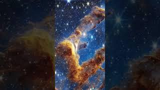 The amazing comparison of the pillars of creation Hubble vs James Webb